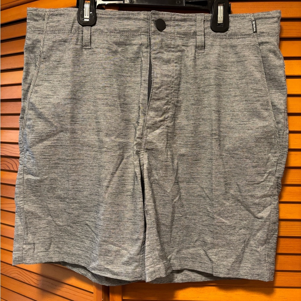 Hurley flat front short with Nike Dry Fi, 7in inseam